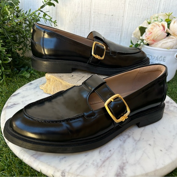 Sam Edelman
Elaina T-Strap Buckle Loafer Black Leather women Sz 8.5 gently used - Picture 9 of 16